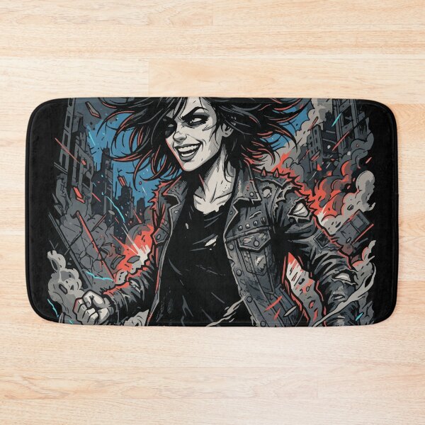 Item preview, Controlled Chaos Punk Girl | Rebel Streetwear Graphic | Grunge Urban Destruction Art designed and sold by AmazingEG.