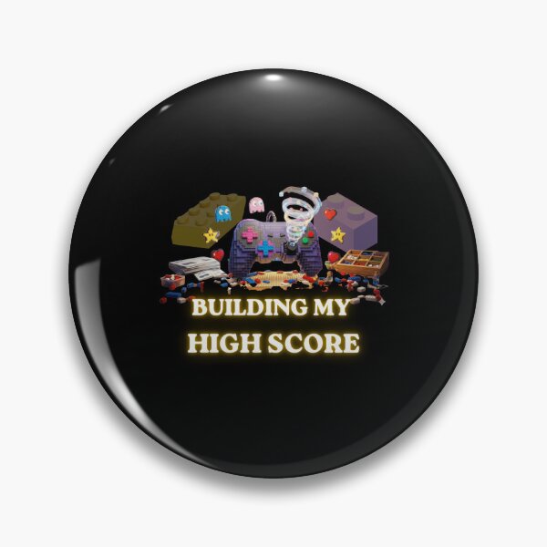 Item preview, Building My High Score - Retro Gaming Controller Bricks designed and sold by SlavicKemp.