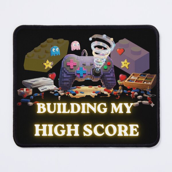 Item preview, Building My High Score - Retro Gaming Controller Bricks designed and sold by SlavicKemp.