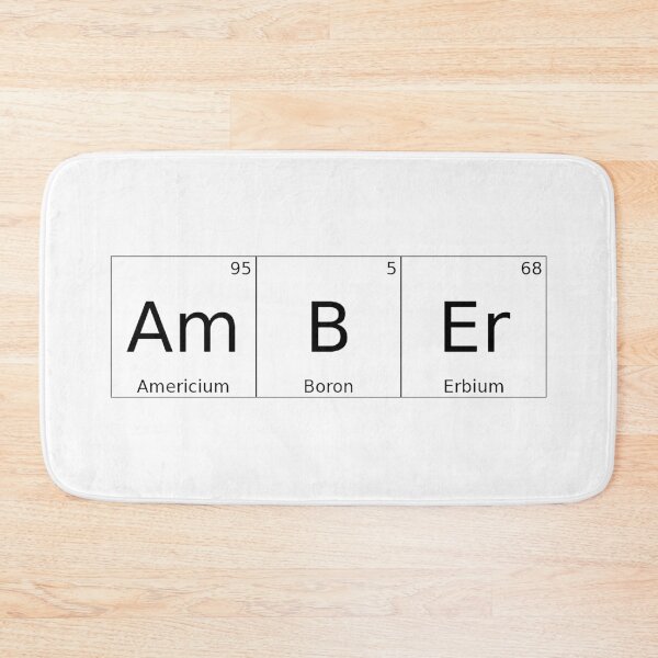 Item preview, AMBER - ✨ ELEMENTS & PARTICLES NAME SERIES ✨- for lighter background designed and sold by WheelieGdArt.