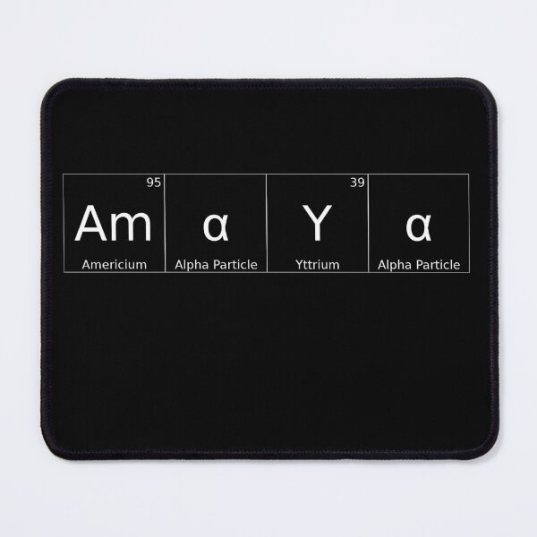 Item preview, AMAYA - ✨ ELEMENTS & PARTICLES NAME SERIES ✨- for darker background designed and sold by WheelieGdArt.