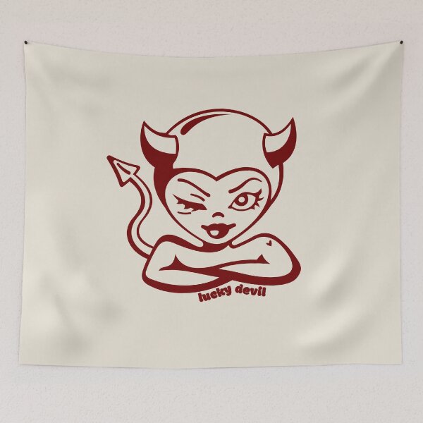 Aperçu de l'œuvre Lucky Devil créée et vendue par DesignCollectiv.