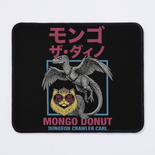 Item preview, Mongo is Appalled Funny Cat Riding Dinosaur Meme designed and sold by gear-posters.