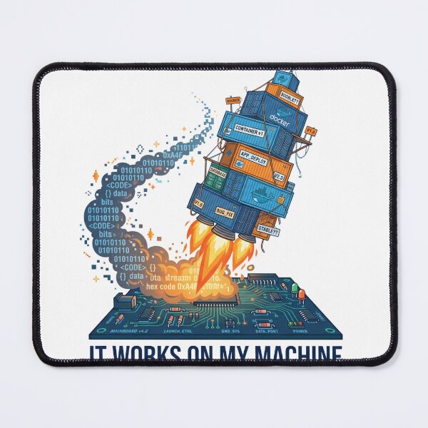 Item preview, DevOps Docker Container Works On My Machine Funny designed and sold by ModMotiff.