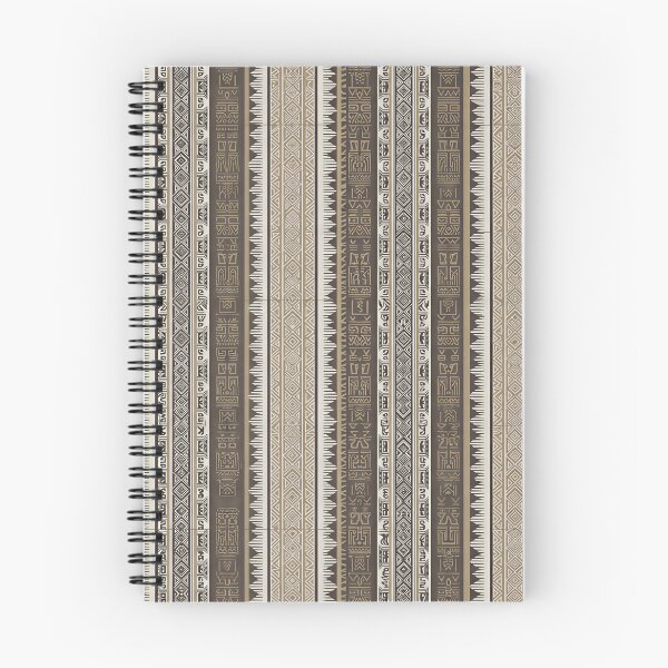 Item preview, Ancient Tribal Hieroglyphics Vertical Stripes Pattern designed and sold by A1DesignMinimal.