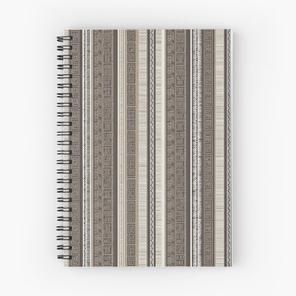 Item preview, Earthy Tribal Geometric Vertical Stripes Pattern designed and sold by A1DesignMinimal.