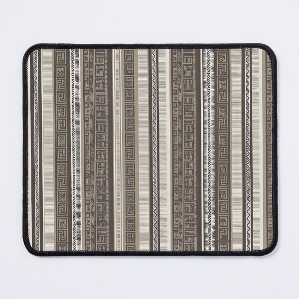 Item preview, Earthy Tribal Geometric Vertical Stripes Pattern designed and sold by A1DesignMinimal.