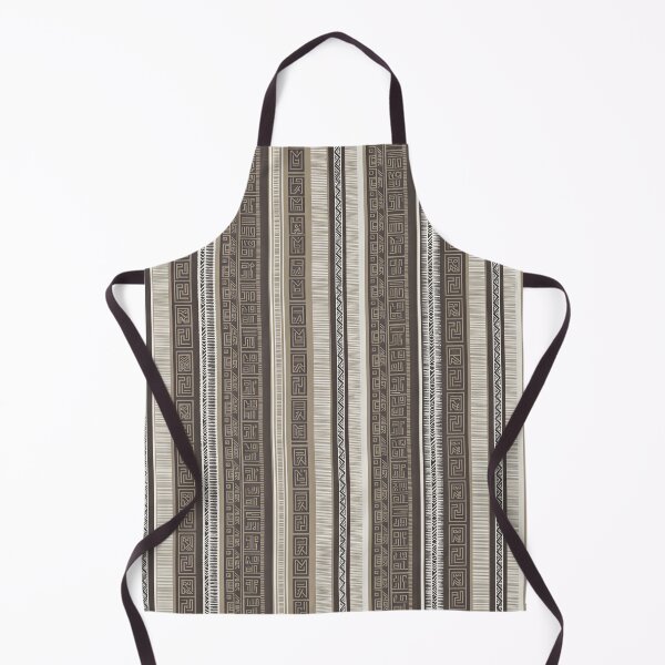 Item preview, Earthy Tribal Geometric Vertical Stripes Pattern designed and sold by A1DesignMinimal.