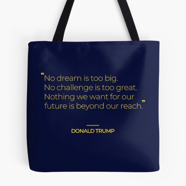 Item preview, Donald Trump Famous Quotes designed and sold by TonsPOD.