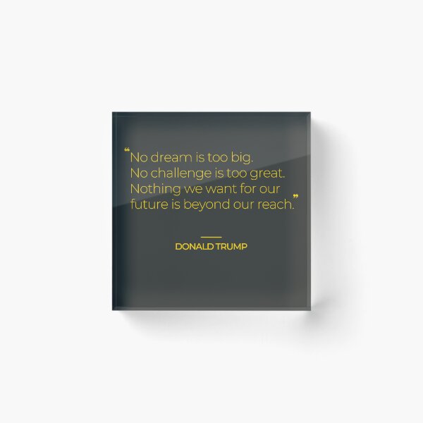 Item preview, Donald Trump Famous Quotes designed and sold by TonsPOD.