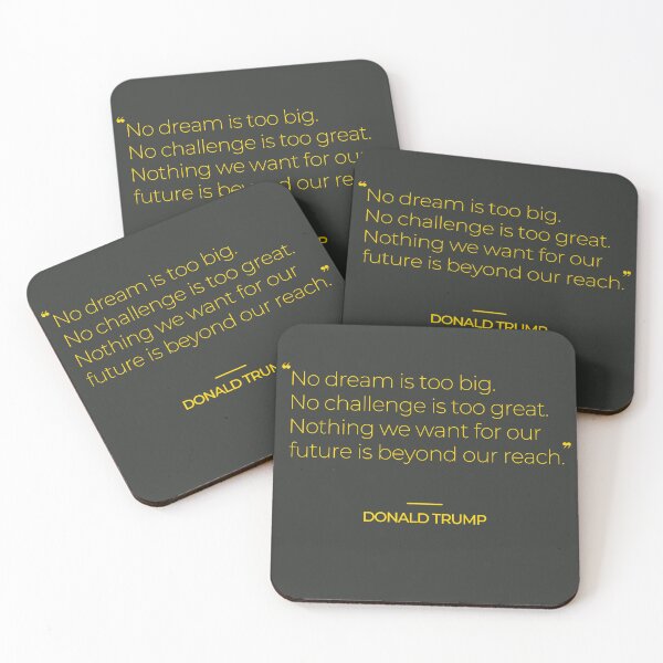 Item preview, Donald Trump Famous Quotes designed and sold by TonsPOD.