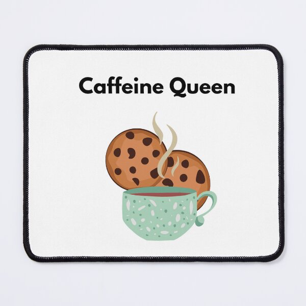 Item preview, Caffeine Queen Cute Coffee Lover Design designed and sold by PeplumiArt.