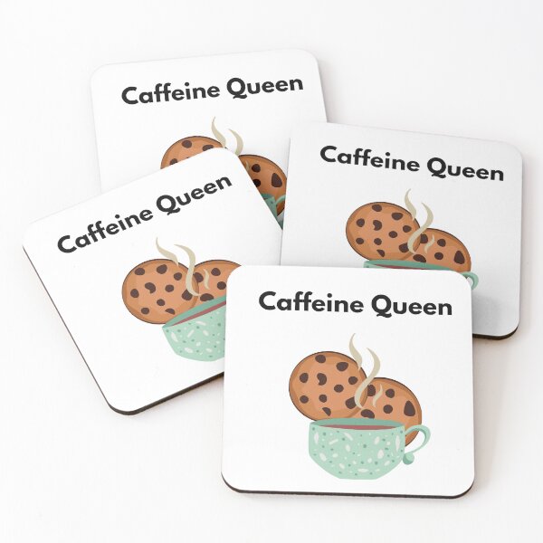 Item preview, Caffeine Queen Cute Coffee Lover Design designed and sold by PeplumiArt.