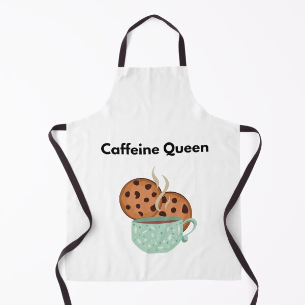 Aperçu de l'œuvre Caffeine Queen Cute Coffee Lover Design créée et vendue par PeplumiArt.