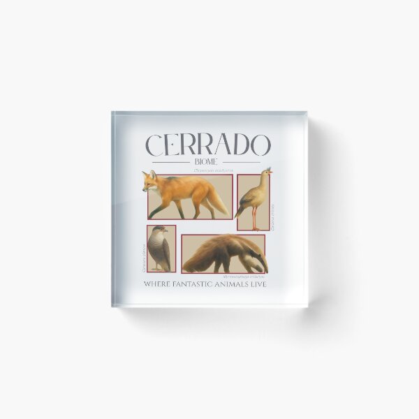 Item preview, Cerrado Biome Wildlife Fantastic Animals of Brazil designed and sold by curious unit.