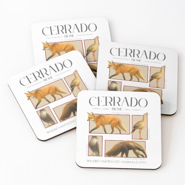 Item preview, Cerrado Biome Wildlife Fantastic Animals of Brazil designed and sold by curious unit.