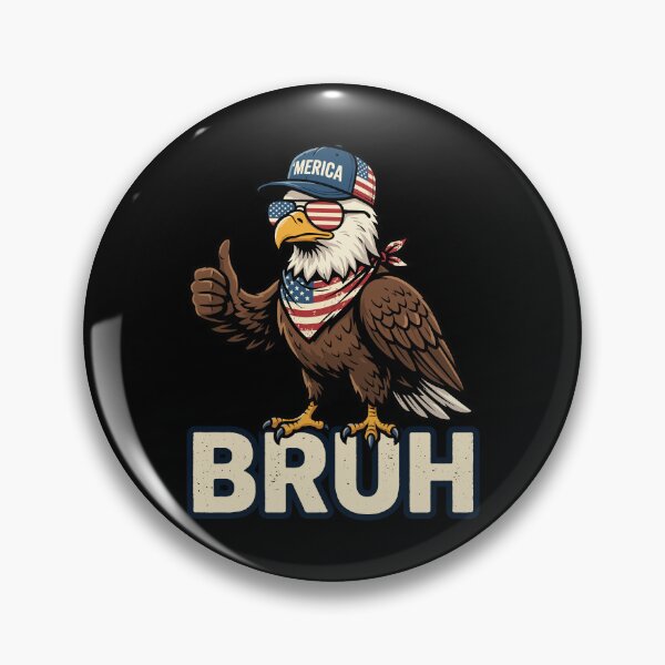 Item preview, Funny Bruh Eagle Merica Kids 4th of July designed and sold by KroghDs.