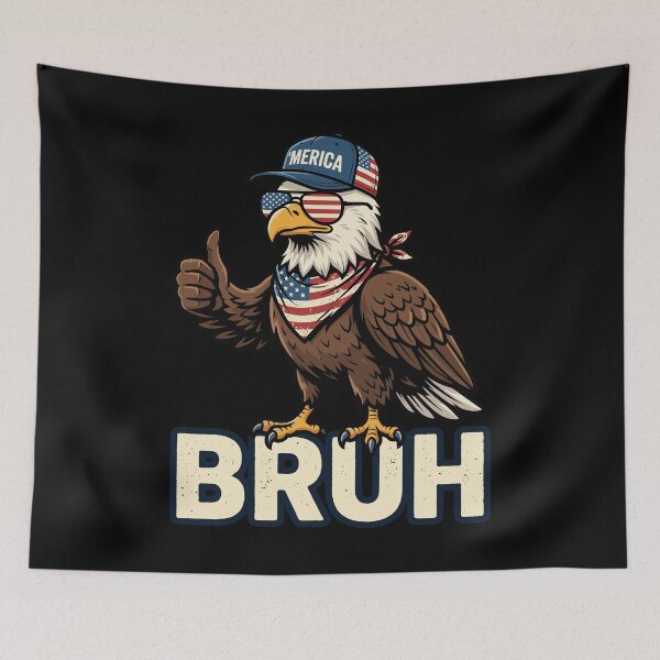 Item preview, Funny Bruh Eagle Merica Kids 4th of July designed and sold by KroghDs.