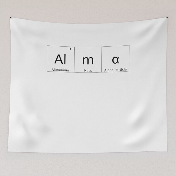 Item preview, ALMA - ✨ ELEMENTS & PARTICLES NAME SERIES ✨- for lighter background designed and sold by WheelieGdArt.