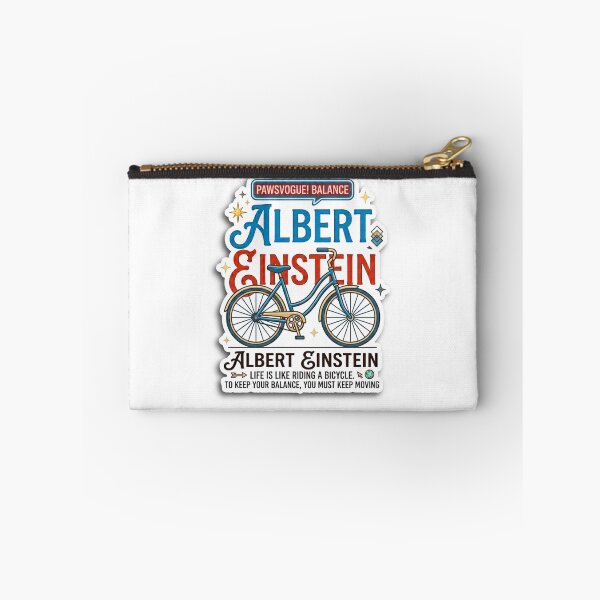 Item preview, Albert Einstein Life is Like a Bicycle Quote designed and sold by Purely Art Shop.