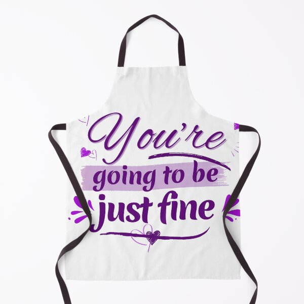 Item preview, Encouraging words - You're going to be just fine - Purple designed and sold by LAJdesigns.