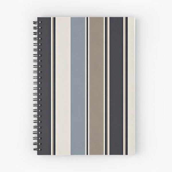 Artikelvorschau, Modernes Küstenstreifenmuster in Marineblau und Taupe entworfen und verkauft von A1DesignMinimal.
