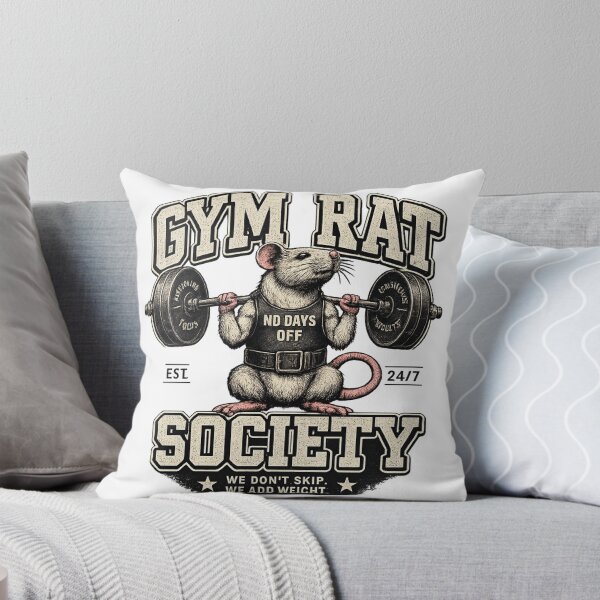 Item preview, Gym Rat Society Vintage Workout Shirt designed and sold by dreameroriginal.