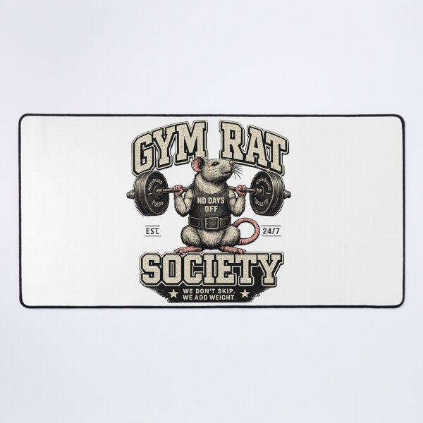 Item preview, Gym Rat Society Vintage Workout Shirt designed and sold by dreameroriginal.