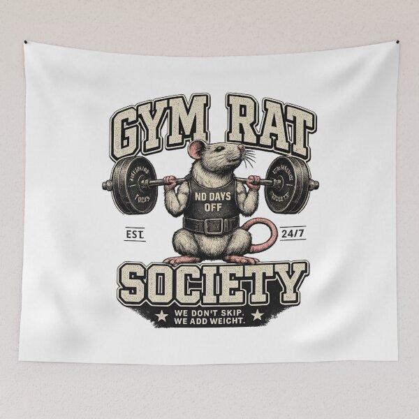 Item preview, Gym Rat Society Vintage Workout Shirt designed and sold by dreameroriginal.