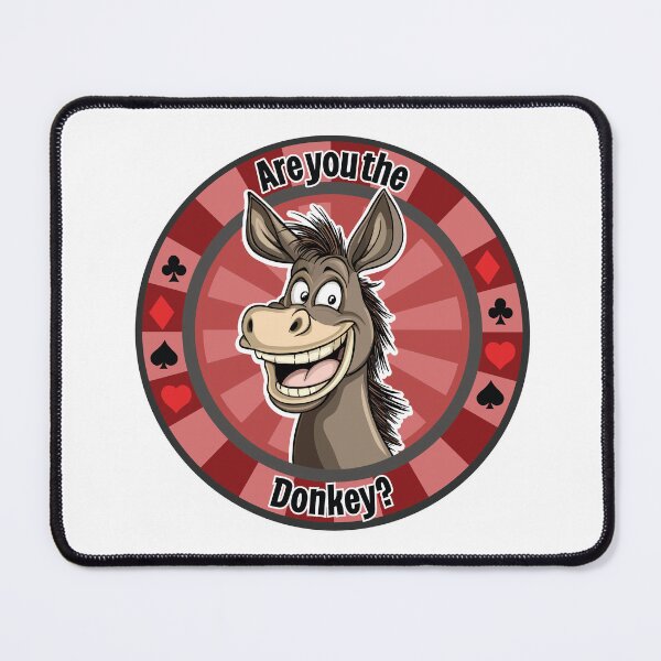 Item preview, Are you the Donkey? Poker Chip - Deep red designed and sold by SquishyKitkat.