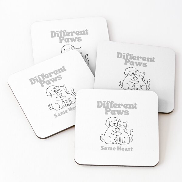 Item preview, Diffrent Paws, Same Heart T-shirt Design designed and sold by BoldMarkk.