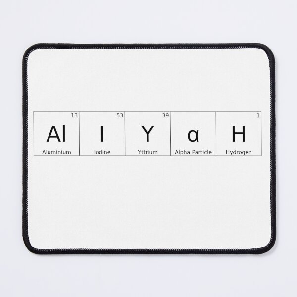 Item preview, ALIYAH - ✨ ELEMENTS & PARTICLES NAME SERIES ✨- for lighter background designed and sold by WheelieGdArt.