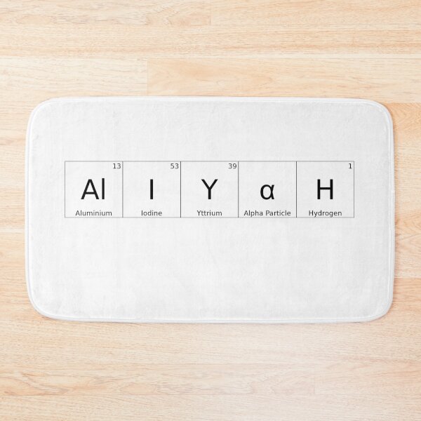 Item preview, ALIYAH - ✨ ELEMENTS & PARTICLES NAME SERIES ✨- for lighter background designed and sold by WheelieGdArt.