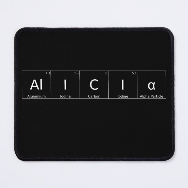 Item preview, ALICIA - ✨ ELEMENTS & PARTICLES NAME SERIES ✨- for darker background designed and sold by WheelieGdArt.