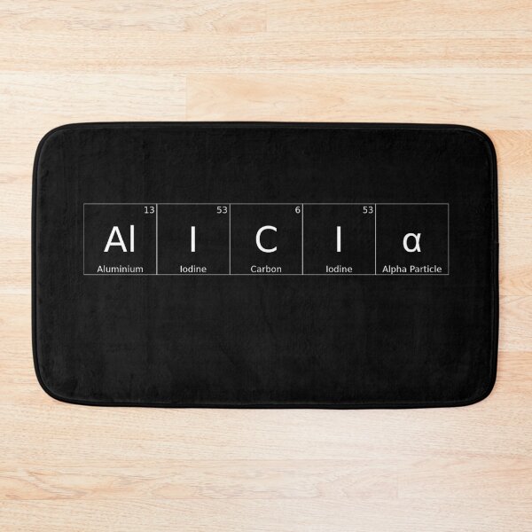 Item preview, ALICIA - ✨ ELEMENTS & PARTICLES NAME SERIES ✨- for darker background designed and sold by WheelieGdArt.