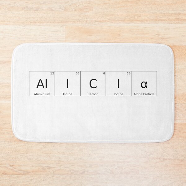 Item preview, ALICIA - ✨ ELEMENTS & PARTICLES NAME SERIES ✨- for lighter background designed and sold by WheelieGdArt.