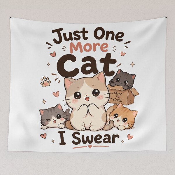 Item preview, just one more cat i swear 2 designed and sold by essechrist2.