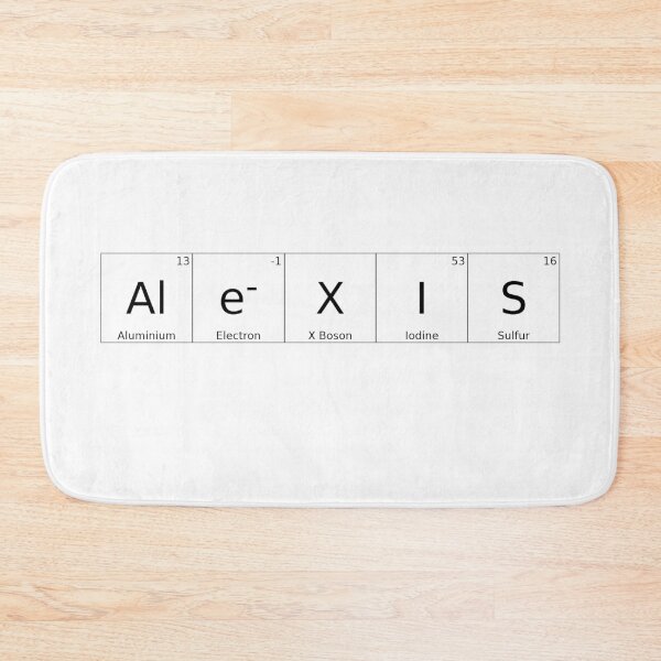 Item preview, ALEXIS - ✨ ELEMENTS & PARTICLES NAME SERIES ✨- for lighter background designed and sold by WheelieGdArt.