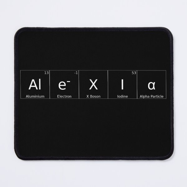 Item preview, ALEXIA - ✨ ELEMENTS & PARTICLES NAME SERIES ✨- for darker background designed and sold by WheelieGdArt.