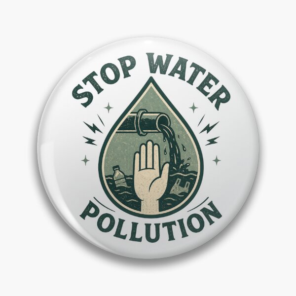 Item preview, Stop Water Pollution  designed and sold by meesara.