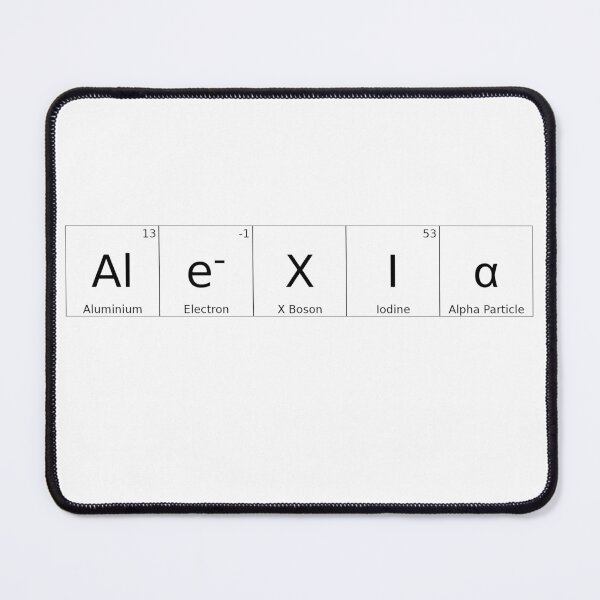 Item preview, ALEXIA - ✨ ELEMENTS & PARTICLES NAME SERIES ✨- for lighter background designed and sold by WheelieGdArt.