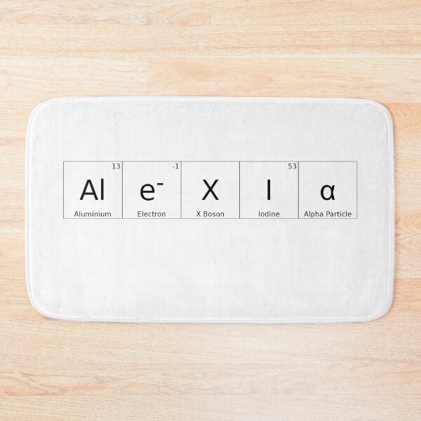 Item preview, ALEXIA - ✨ ELEMENTS & PARTICLES NAME SERIES ✨- for lighter background designed and sold by WheelieGdArt.