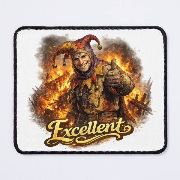 Item preview, Excellent Jester Fire Fantasy Art designed and sold by jgvisualarts.