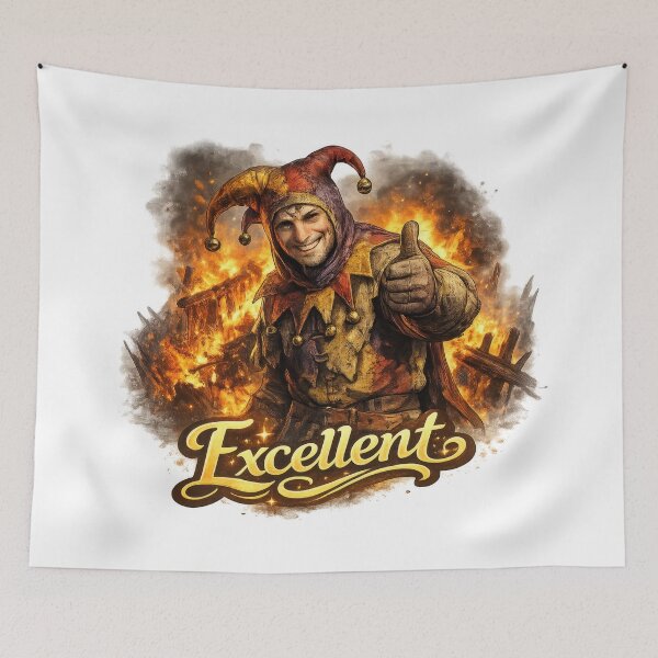 Item preview, Excellent Jester Fire Fantasy Art designed and sold by jgvisualarts.