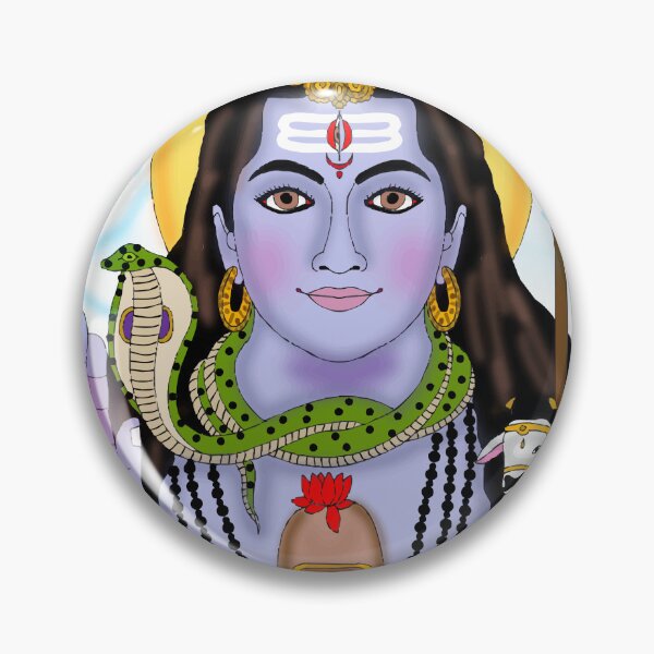 Item preview, Lord Shiva Sacred Artwork – Mahadev Spiritual Energy Illustration designed and sold by Harshit_Digital_Arts.