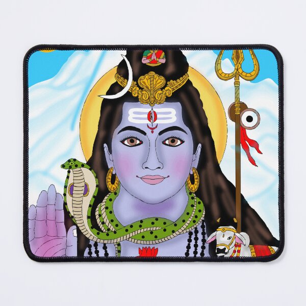 Item preview, Lord Shiva Sacred Artwork – Mahadev Spiritual Energy Illustration designed and sold by Harshit_Digital_Arts.