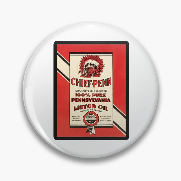 Item preview, Vintage Chief Penn Motor Oil designed and sold by QuayTradingCo.