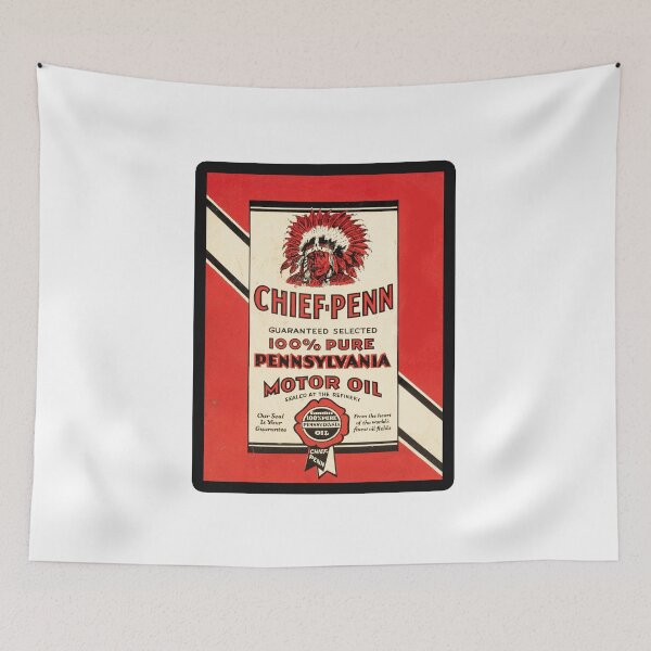 Item preview, Vintage Chief Penn Motor Oil designed and sold by QuayTradingCo.