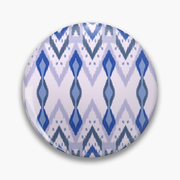 Item preview, Blue Ikat diamond seamless pattern designed and sold by Bloomiastudio.