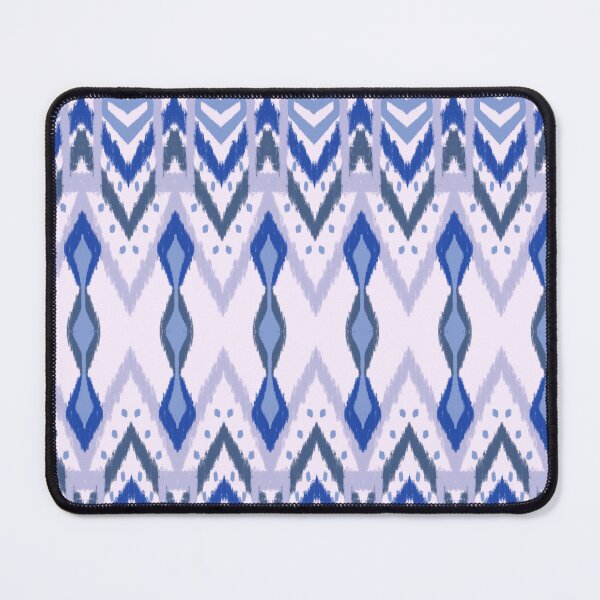Item preview, Blue Ikat diamond seamless pattern designed and sold by Bloomiastudio.